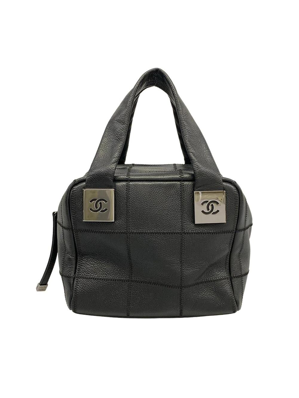 Chanel Chocolate Bar Black Calfskin #367164C14B